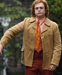 Rocketman Elton John Beige Coat