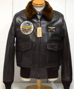 SNOOPY G-1 Leather Jacket