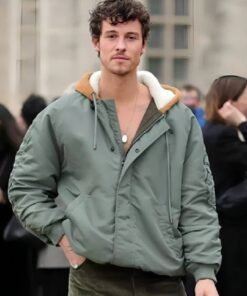 Shawn Mendes Loewe Bomber Hooded Jacket