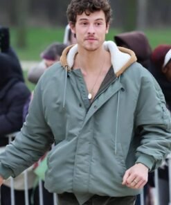 Shawn Mendes Loewe Bomber Hooded Jacket