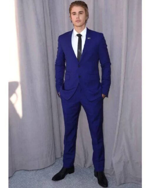 Justin Bieber Full Blue Suit