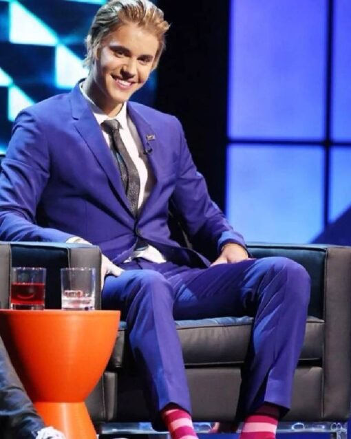 Justin Bieber Full Blue Suit