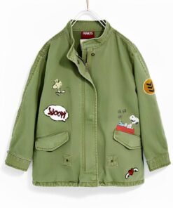 Snoopy Military Patch Jacket