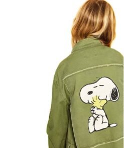 Snoopy Military Patch Jacket