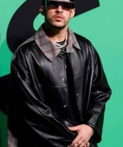 Spotify Awards Bad Bunny Black Coat