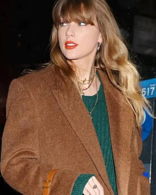 Taylor Swift Brown Trench Coat