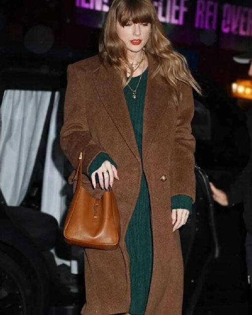 Taylor Swift Brown Trench Coat