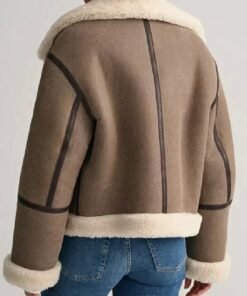 Taylor Swift Shearling Brown Jacket