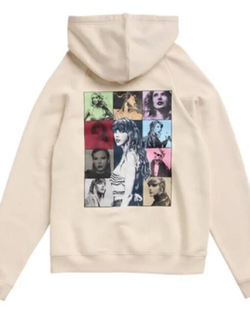 Taylor Swift Cream Fleece Hoodie