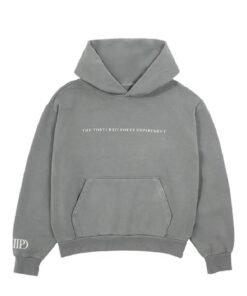 Taylor Swift the Tortured Poets Department Grey Hoodie