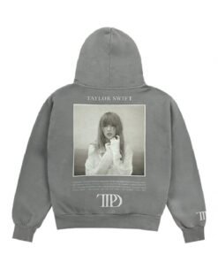 Taylor Swift the Tortured Poets Department Grey Hoodie