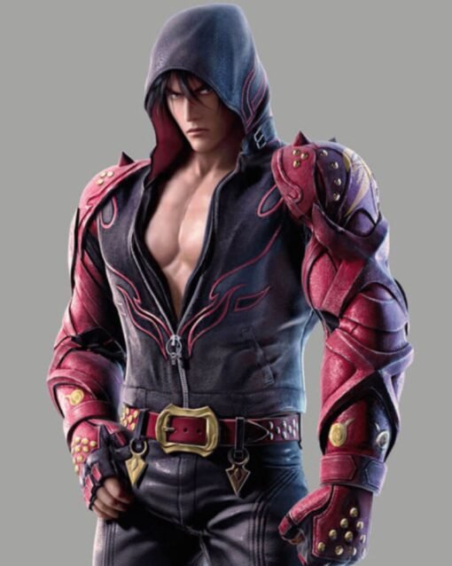 Tekken 7 Jin Kazama Hooded Leather Jacket