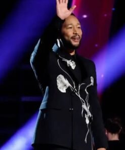The Voice S25 John Legend Black Blazer