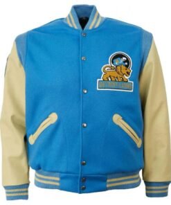Varsity 1952 Detroit Lions Cream And Blue Jacket