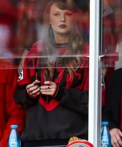 Taylor Swift Kansas City Chiefs Spellout Sweatshirt