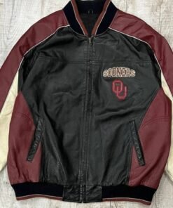 Vintage Oklahoma Sooners Sports Leather Jacket