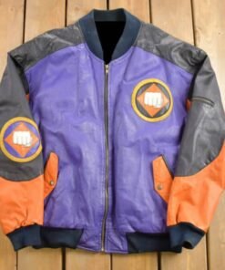 Vtg Micheal Hoban Martial Arts Patchwork Leather Jacket