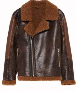 Wwe Dean Ambrose Shearling Leather Jacket