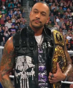 Damian Priest WWE Money In The Bank 2024 Black Vest