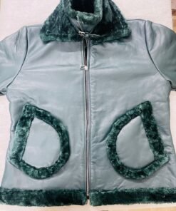 Smile 2 Dylan Gelula Green Shearling Jacket