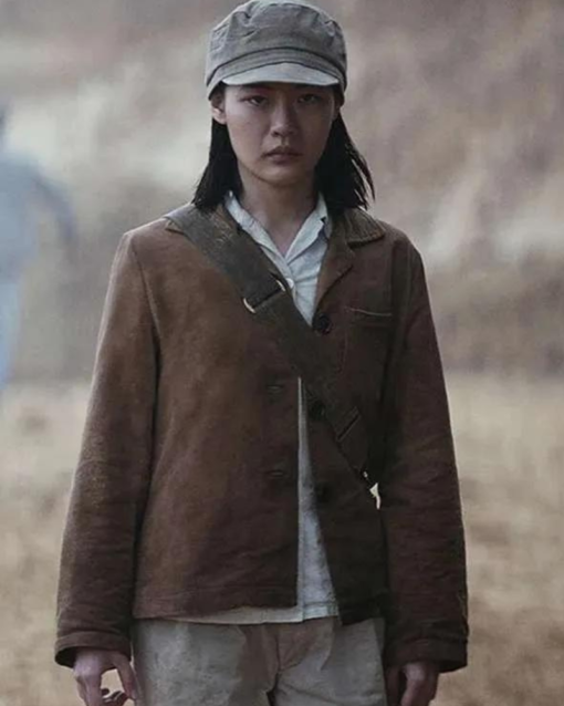 Young Ye Wenjie 3 Body Problem Brown Jacket