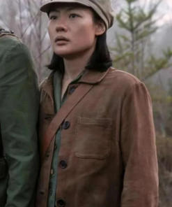 Young Ye Wenjie 3 Body Problem Brown Jacket