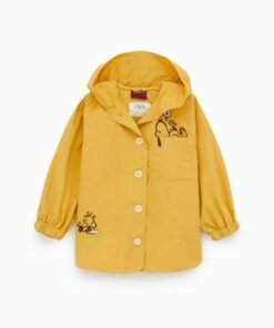 ZARA Parka Z Pieskiem Snoopy 140 Ochra NOWA Jacket