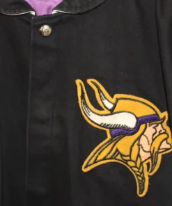 Minnesota Vikings Jeff Hamilton Leather Jacket