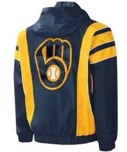 Impact Milwaukee Brewers Half-Zip Hoodie Jacket
