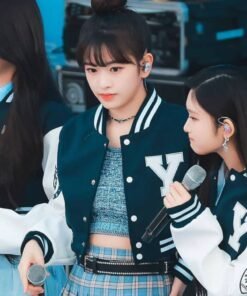 IVE Wonyoung Yonsei University Varsity Jacket