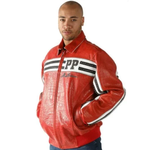 Pelle Pelle World Renown Orange Leather Jacket | Men Jacket