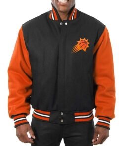 Phoenix Suns Domestic Two-Tone Varsity Wool Jacket