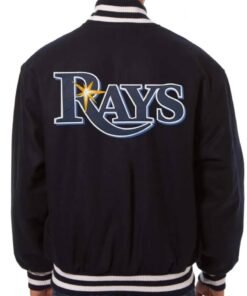 Tampa Bay Rays Black Wool Jacket