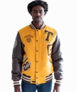 Top Gun Bear Goat Varsity Jacket