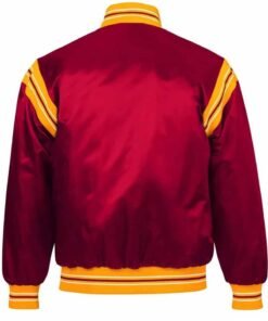 Washington Redskins Burgundy Satin Jacket
