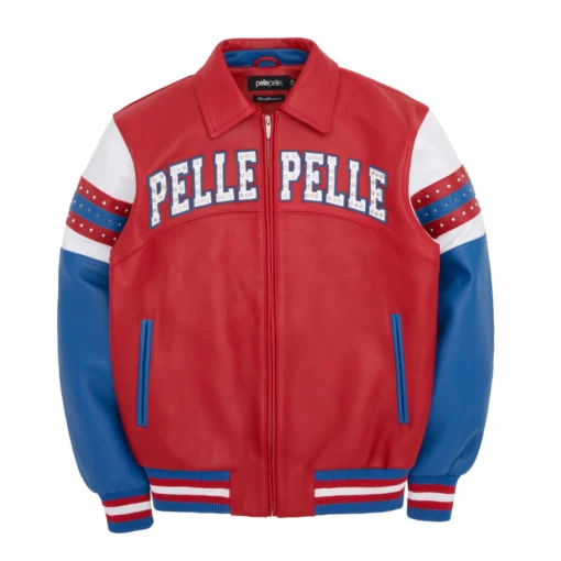 Pelle Pelle Red Vintage Arches Jacket | Pelle Pelle