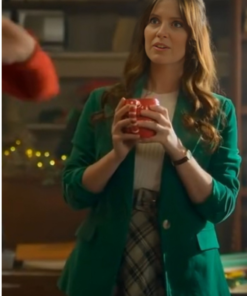 A Vintage Christmas 2024 Merritt Patterson Green Blazer