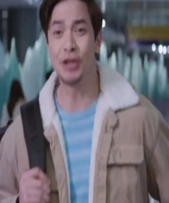 Alden Richards Hello Love Again 2024 Shearling Jacket