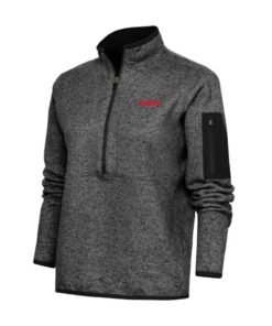 Antigua Heather Kansas City Chiefs Throwback Fortune Jacket