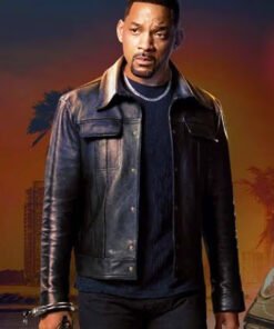 Bad Boys Ride Or Die Will Smith Brown Leather Jacket
