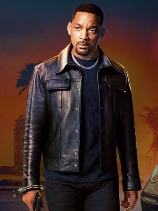 Bad Boys Ride Or Die Will Smith Brown Leather Jacket