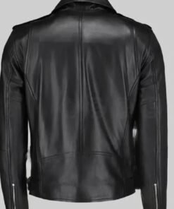 Bruno Mars Black Biker Leather Jacket