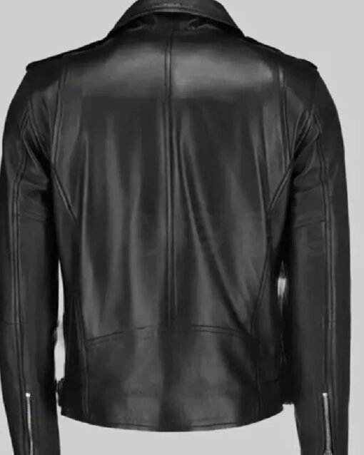 Bruno Mars Black Biker Leather Jacket