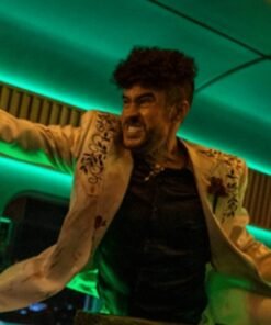 Bullet Train Bad Bunny White Blazer