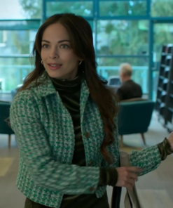 Murder In A Small Town 2024 Kristin Kreuk Tweed Jacket