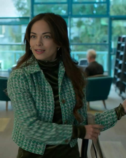 Murder In A Small Town 2024 Kristin Kreuk Tweed Jacket