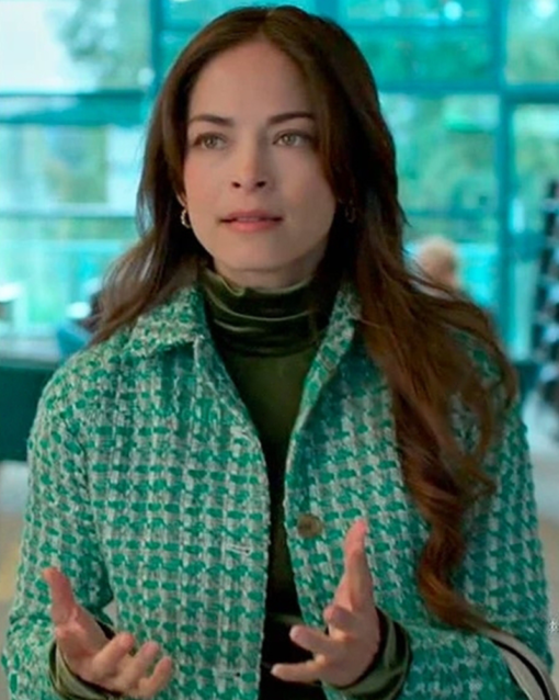 Murder In A Small Town 2024 Kristin Kreuk Tweed Jacket