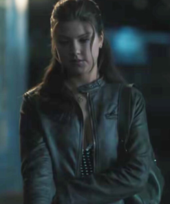 Bree Tell Me Lies S02 Brown Leather Jacket