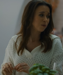 His & Hers 2024 Lacey Chabert White Sweater