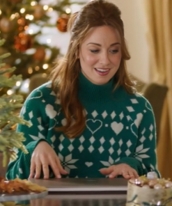 Twas The Date Before Christmas 2024 Green Sweater